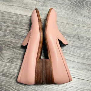Madewell Pink Leather Slip On‎ The Frances Loafer Women's Size 7 thumbnail 11