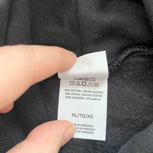 New Hanes Ultimate Cotton Black hoodie Sweater Size XL thumbnail 5