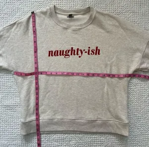 AERIE Naughty-ish Long Sleeve Pullover Crewneck Novelty Sweatshirt Size M thumbnail 10