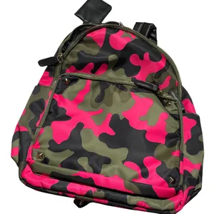 Candy Couture Camouflage Pink/Green Backpack With‎ Black Straps thumbnail 2