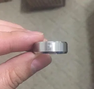 Silver Titanium Dallas Cowboys Ring thumbnail 2