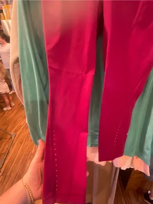 Lululemon Pink-Magenta leggings with Logo thumbnail 5