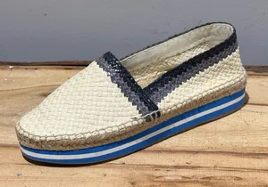 Prada espadrille sz 37.5 Platform flat‎  ~ LEFT SHOE ONLY thumbnail 1