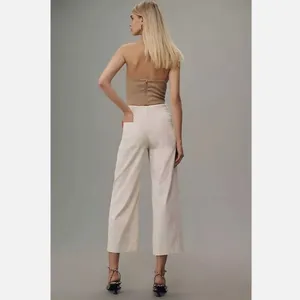 Anthropologie The Colette Cropped Wide-Leg Pants by Maeve thumbnail 4