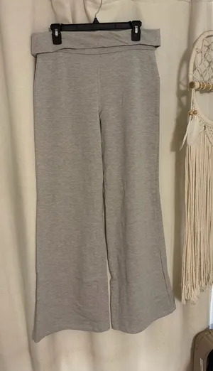 Edikted Wide Leg Fold Over Lounge Pants thumbnail 1