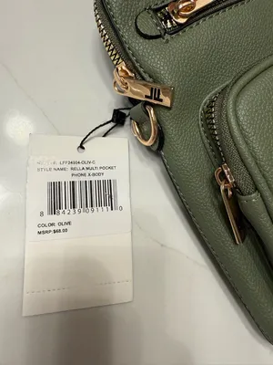 London Fog Olive Crossbody Bag thumbnail 2