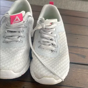 REEBOK ZRATED Women's Size 8.5 Gray/Pink Lace Up Athletic Sneakers Shoes thumbnail 9