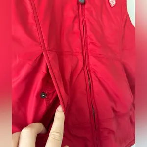 American Eagle Shelter Series Red Vest Sherpa Lined Size Medium Athleisure thumbnail 6