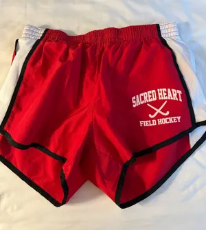 Augusta Sportswear Sacred Heart Red Athletic Shorts thumbnail 1