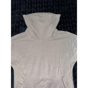 Lululemon Rest Day Pullover Light Pink Cowl Neck Zip Pockets Long Sleeve Size 6 thumbnail 2