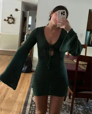 Anthropologie Charlie holiday knit dress xs thumbnail 5
