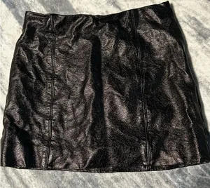 Faux Leather Skirt Forever 21 thumbnail 1