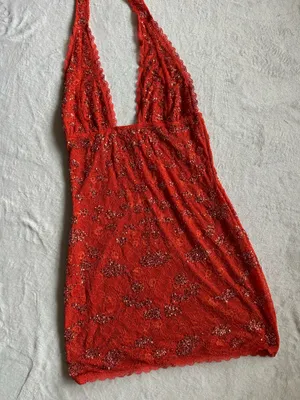 Outcast Clothing Shaelea Mini Dress Tangerine thumbnail 6