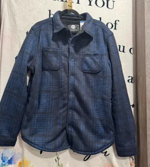 Weatherproof Men's Soft & Warm Polar Fleece Button Up Shirt Jacket Size L NWT thumbnail 1