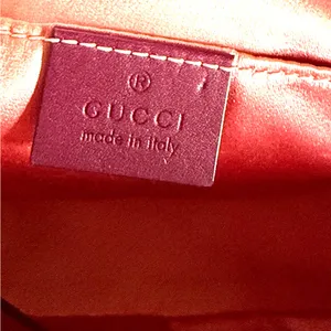 Gucci GG Velvet Marmont Camera Bag, Fuchsia thumbnail 9