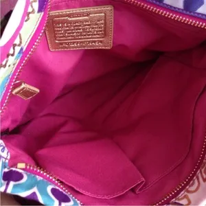 Coach Poppy Crossbody Purse Graffiti thumbnail 2
