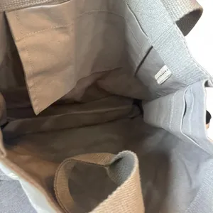 Source Unknown Barnes & Noble Organic Cotton Tote Bag NWT Book Tote Re-Use Fair Trade Gray thumbnail 8