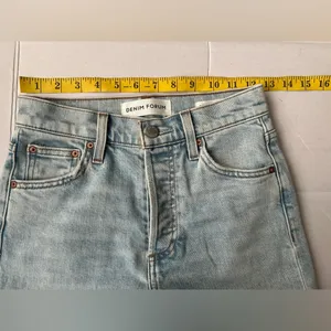 Denim Forum Aritzia The Arlo High Rise Straight Leg Jeans 24 thumbnail 8