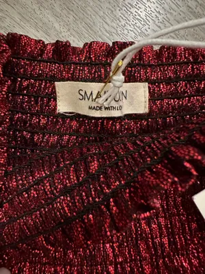 NWT Red Shimmer Shorts thumbnail 2
