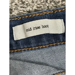 Jessica Simpson Blue Mid Rise Boot Cut Jeans 12 thumbnail 4
