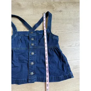 NWT American Eagle Denim Button Front Camisole Tank Festival Summer Babydoll - S thumbnail 5