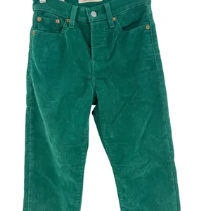 Levi's Wedgie Straight Fit Corduroy‎ Pants Green Size 24 thumbnail 5