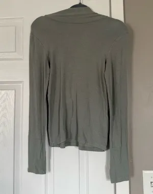 Aritzia Wilfred Grey Thermal Layering Mock Neck Sweater thumbnail 1