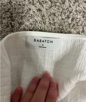 Babaton Sculpt Knit Button Top thumbnail 3