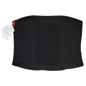Open Edit NWT Bandeau‎ Top Minimalist Layering Smocked Office Siren Party Going Out - S thumbnail 2