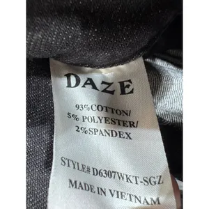 Daze 28 Black‎ Denim Skinny Jeans Women's High Rise Stretch thumbnail 4