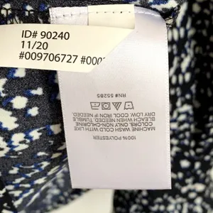 Express Portofino Slim Fit Puff Sleeve Shirt in Black/Blue‎ thumbnail 7