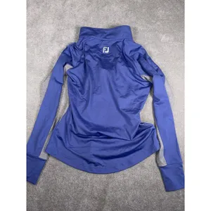 Women's FootJoy Quarter-Zip Long Sleeve‎ Sun ProtectionPullover Peach Size Small thumbnail 7