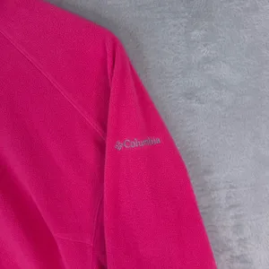 Columbia Sweatshirt Womens L Pink Quarter Zip‎ Fleece Pullover Outdoor Gorpcore thumbnail 6
