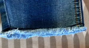 Ranbeeri NWT embroidered fringed cropped skinny jeans thumbnail 8