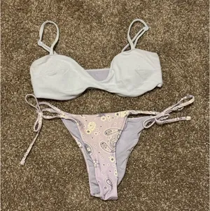 Aerie Lavender Bikini Set thumbnail 1