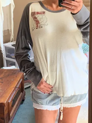 American Eagle Baseball Long Sleeve Tee thumbnail 1