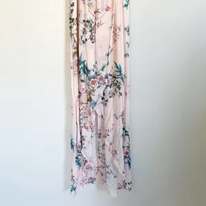 NWT LAVENDER BROWN Pink Racerback Wrap Maxi Dress Small thumbnail 4