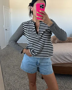CHAPS Vintage  Striped Long Sleeve thumbnail 1
