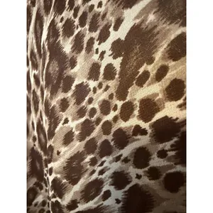 Love 21 Women Brown Leopard Print Maxi Skirt XS High Waist Lined Animal‎ Print thumbnail 6