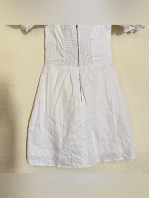 NWOT reformation Easton puff-sleeves mini dress thumbnail 16