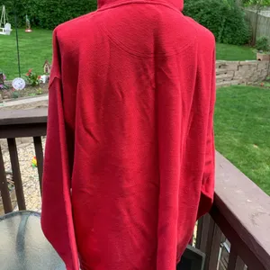Vintage Disney Store Winnie The Pooh & Piglet Red Sweatshirt Top Shirt Size L thumbnail 6