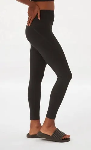 Girlfriend Collective Compressive High-Rise Active Leggings Black Small thumbnail 3