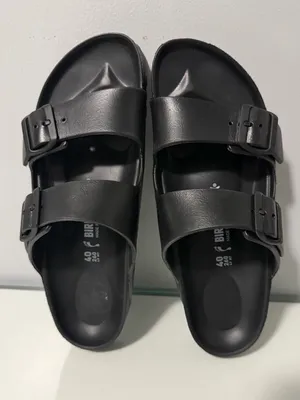 Birkenstock Black Two-Strap EVA Slide Sandals thumbnail 2