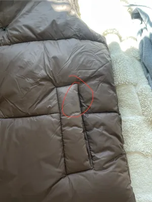 American Eagle Brown Puffer Vest thumbnail 4