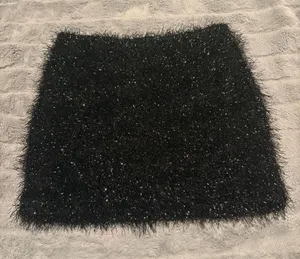 After Market Black Sparkle Mini Skirt Size S thumbnail 1