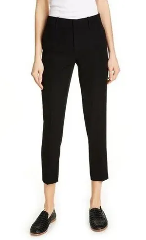Vince Soft Tailored Ankle Trousers In Black Size 6 thumbnail 1