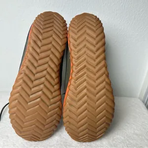 Sorel Waterproof Out And About Green Olive and Orange Winter Ankle Boots thumbnail 14