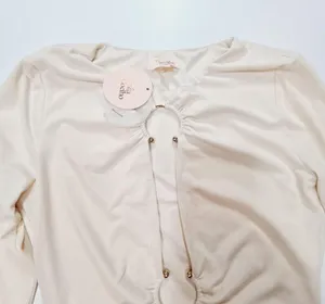Camila Coelho Reyes Bodysuit in Beige Small thumbnail 6