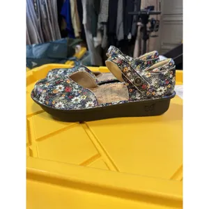 Alegria Paloma Mary Jane shoes colorful floral Leather Size 40 US 9.5-10 thumbnail 3