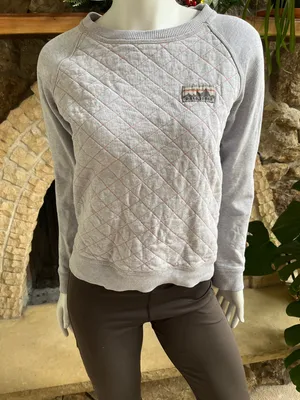 Patagonia Crewneck Gray Sweater Women's Size Small thumbnail 1